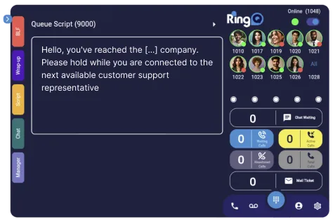 RingQ queue scripts