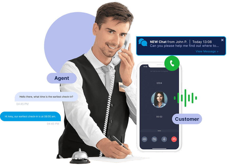 RingQ hotel call center