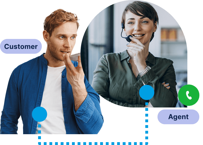 RingQ outbound and inbound calls