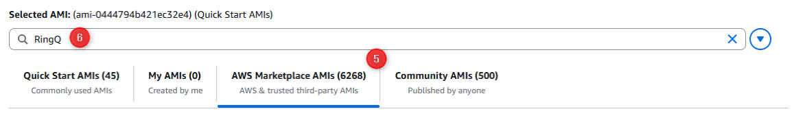 ringq AWS Marketplace AMIs